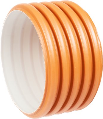 Korek wewnętrzny kanalizacji zewnętrznej K2-Kan ID PP bez uszczelki, wewnętrzny do kielicha, oranż 1000 Kaczmarek 1042393000